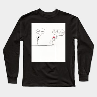 My Own Research (white background) Long Sleeve T-Shirt